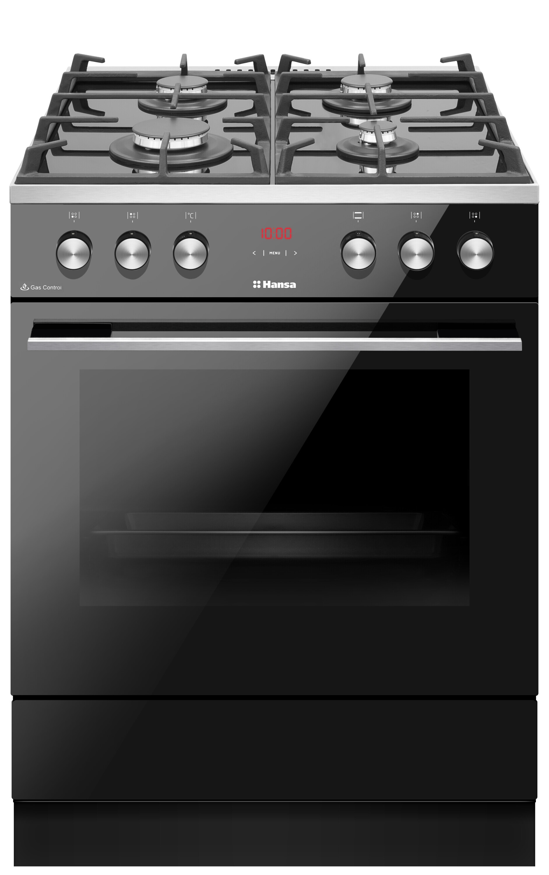 Freestanding cooker with gas hob